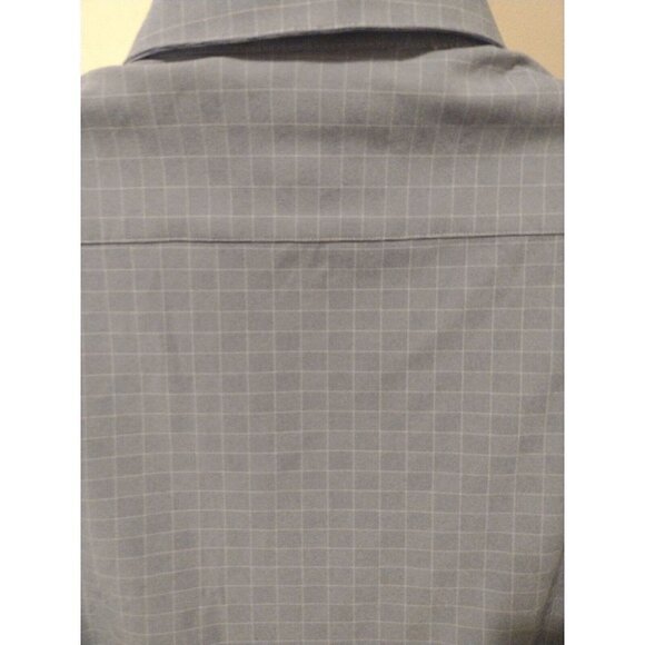 Mizzen Main Leeward Blue Check Long Sleeve Button Shirt 2XL Trim Fit - Picture 5 of 11